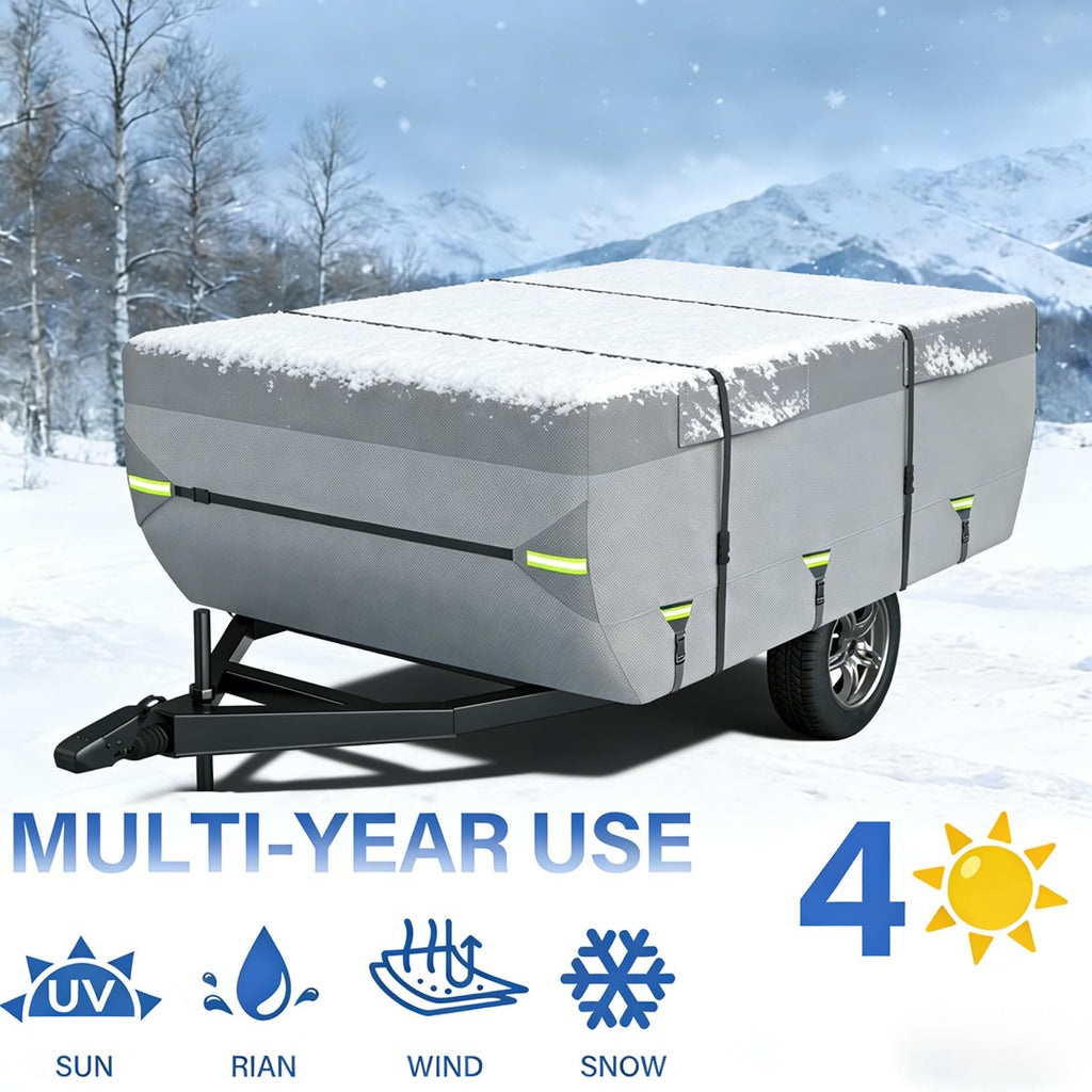 8 Layers Pop Up Folding Camper Cover T13075