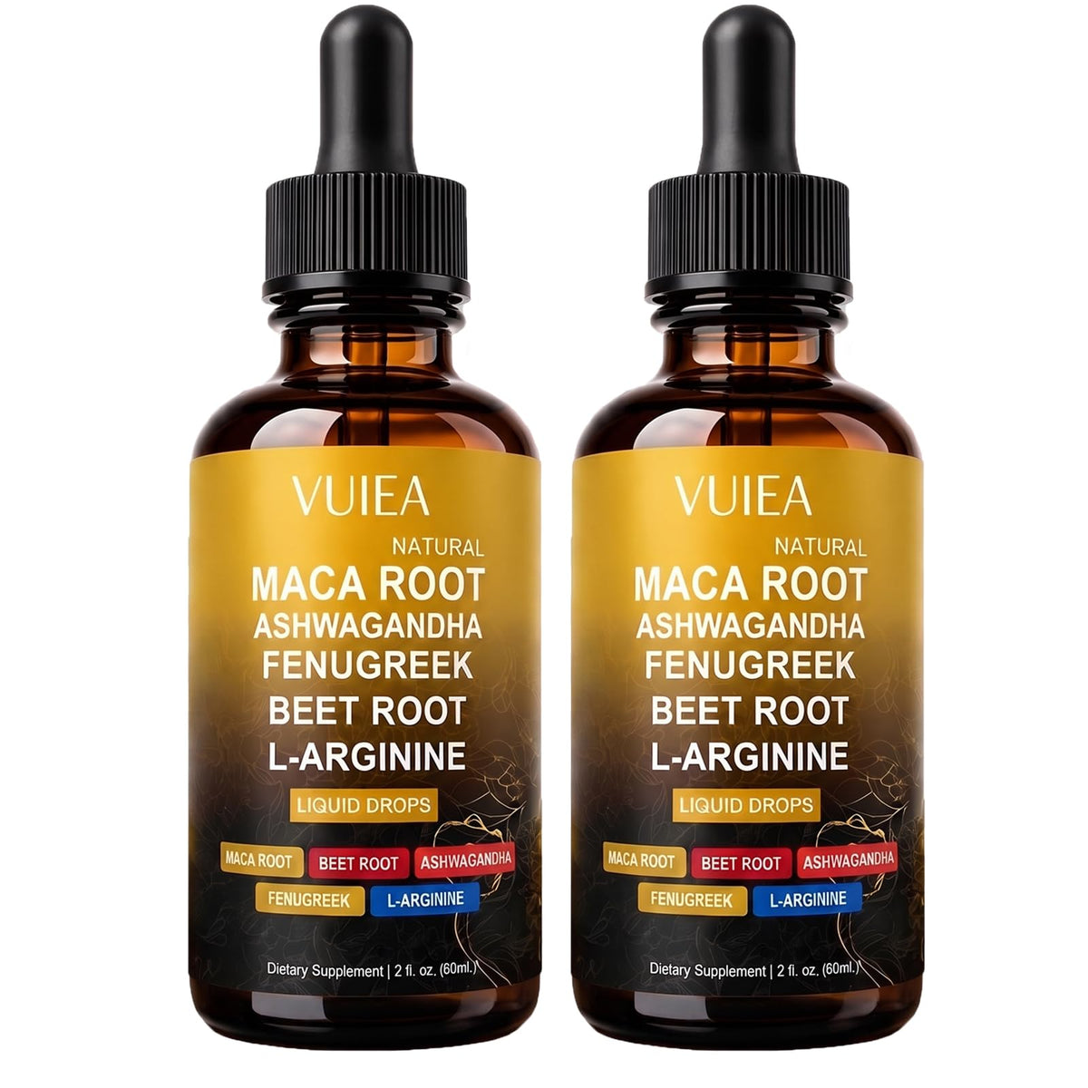 Liquid Maca Root Supplement with Ashwagandha, Fenugreek & Beet Root J7773