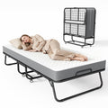 75" x 31" Folding Bed with 5" Memory Foam Mattress A30905