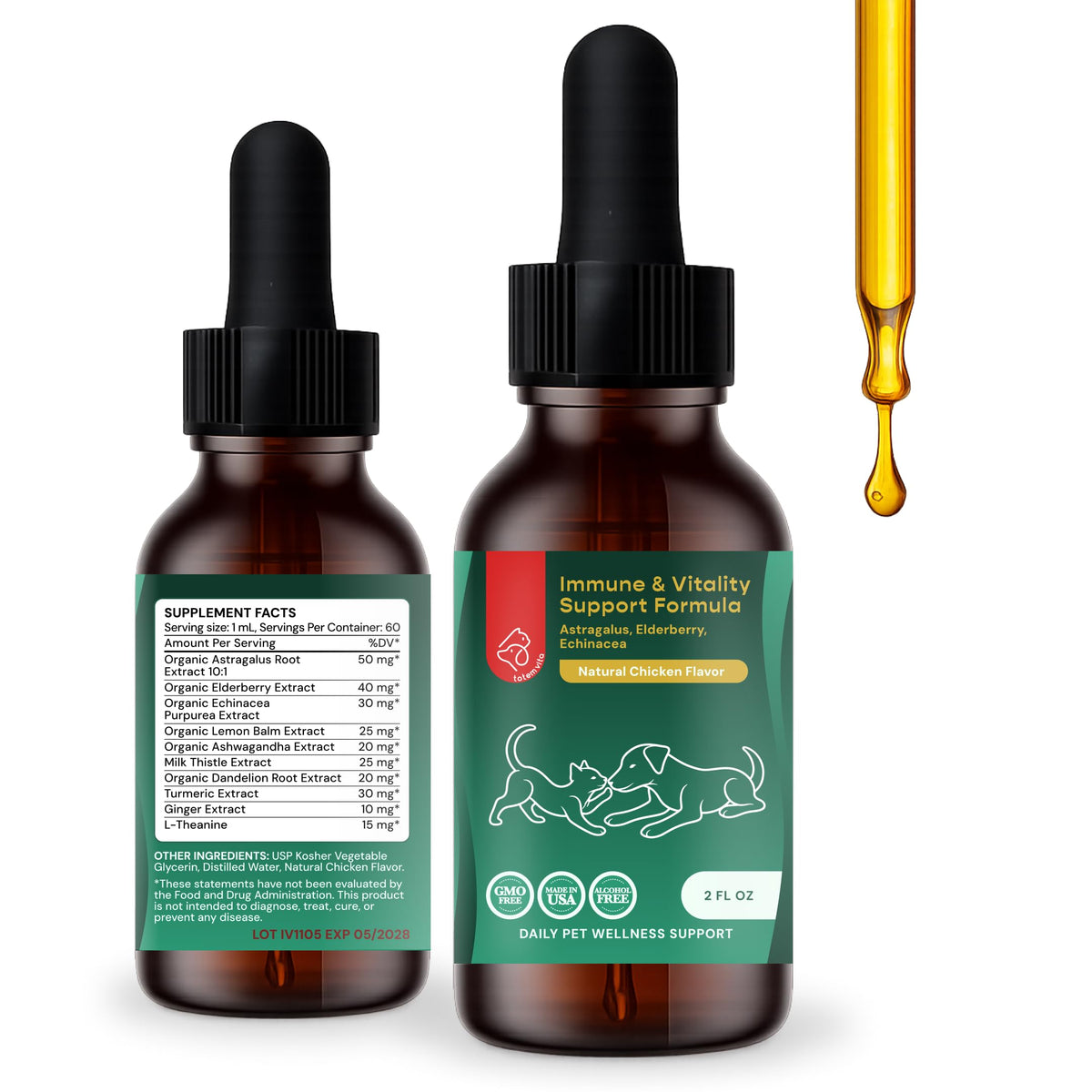 Liquid Immune Support for Dogs & Cats 2 fl oz E43119