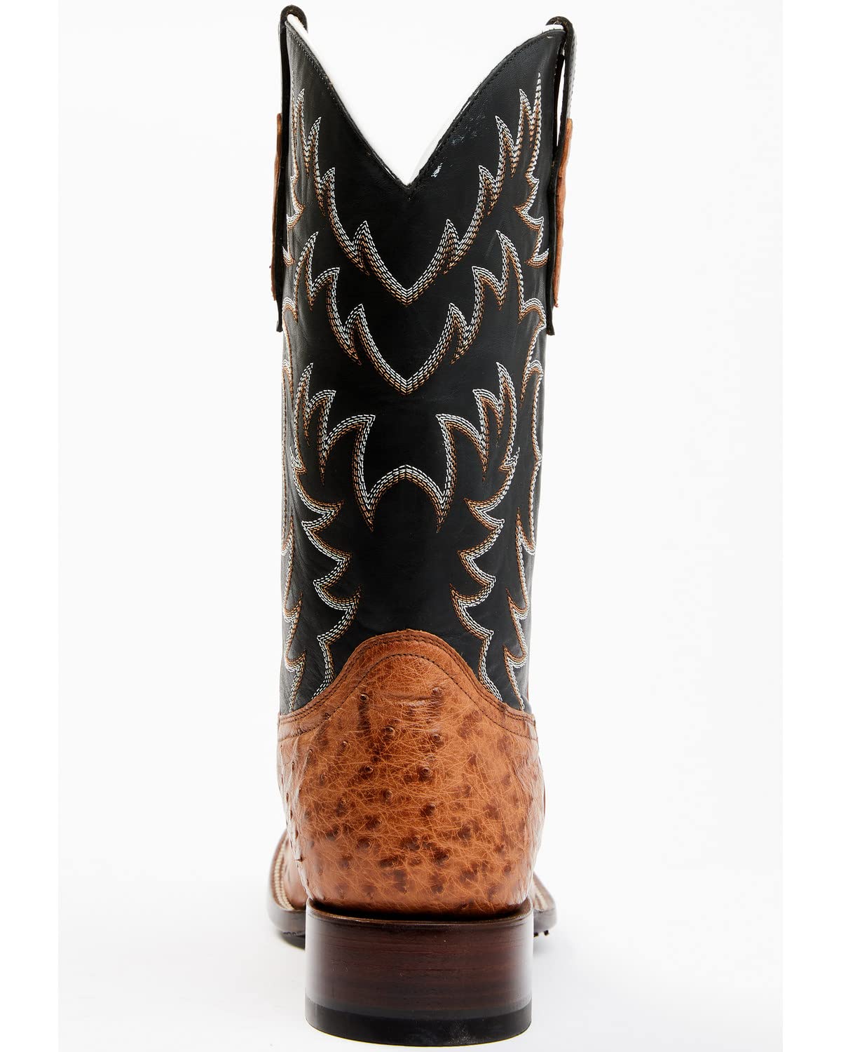 Cognac Ostrich Western Boot M26979