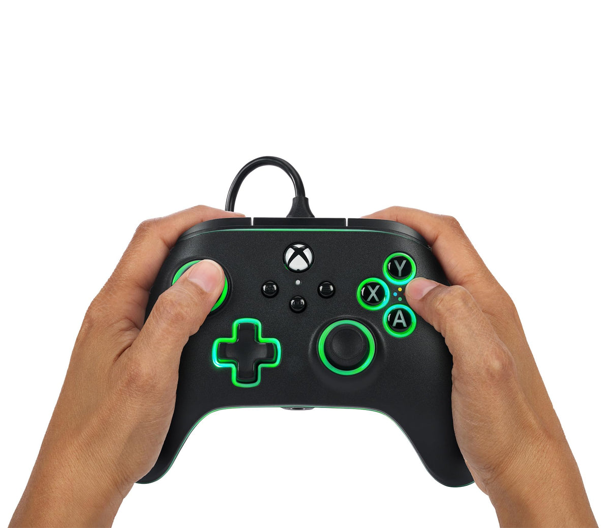 Black Wired Video Game Controller H31282