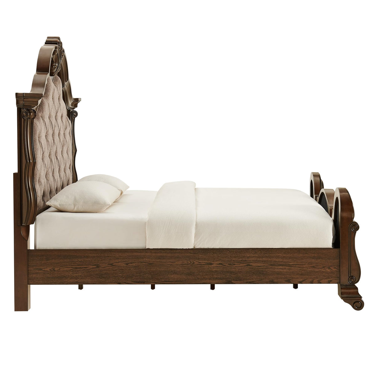 86" Eastern King Platform Wood Bed Frame J612884