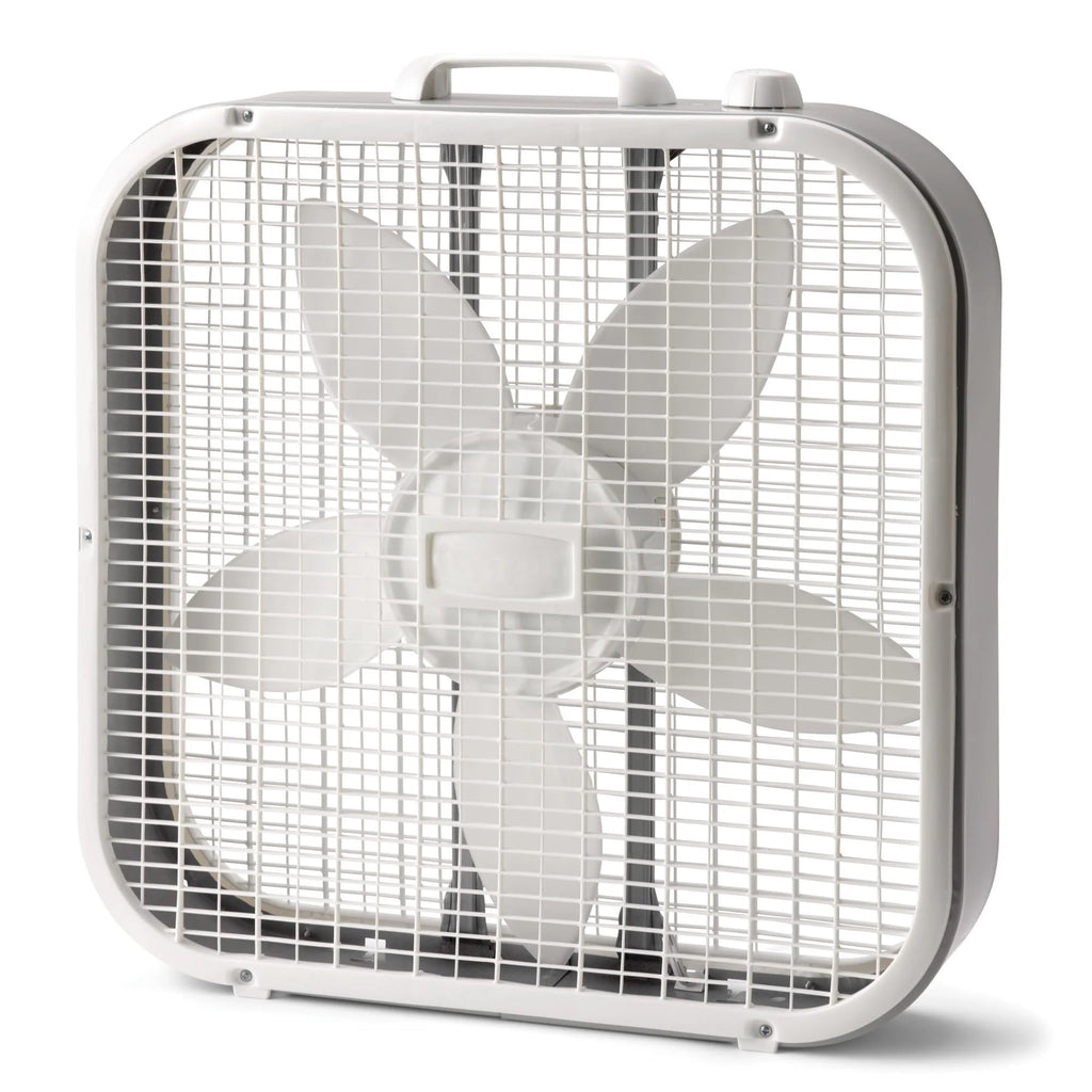 20" Classic Box Fan with 3 Speeds, White M763867