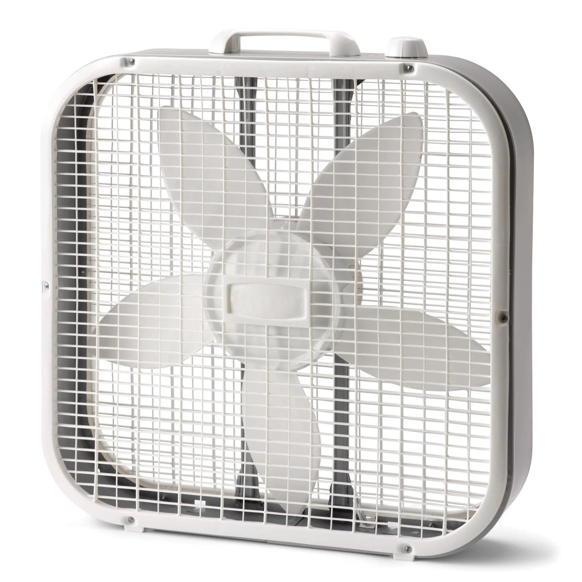 20" Classic Box Fan with 3 Speeds, White M763867