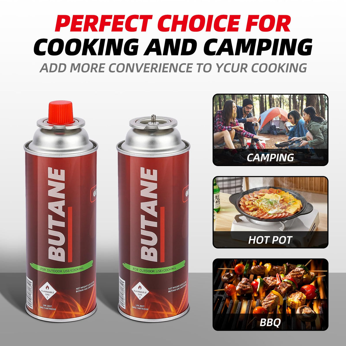 Butane Fuel Canister 12 x 8oz Z2551