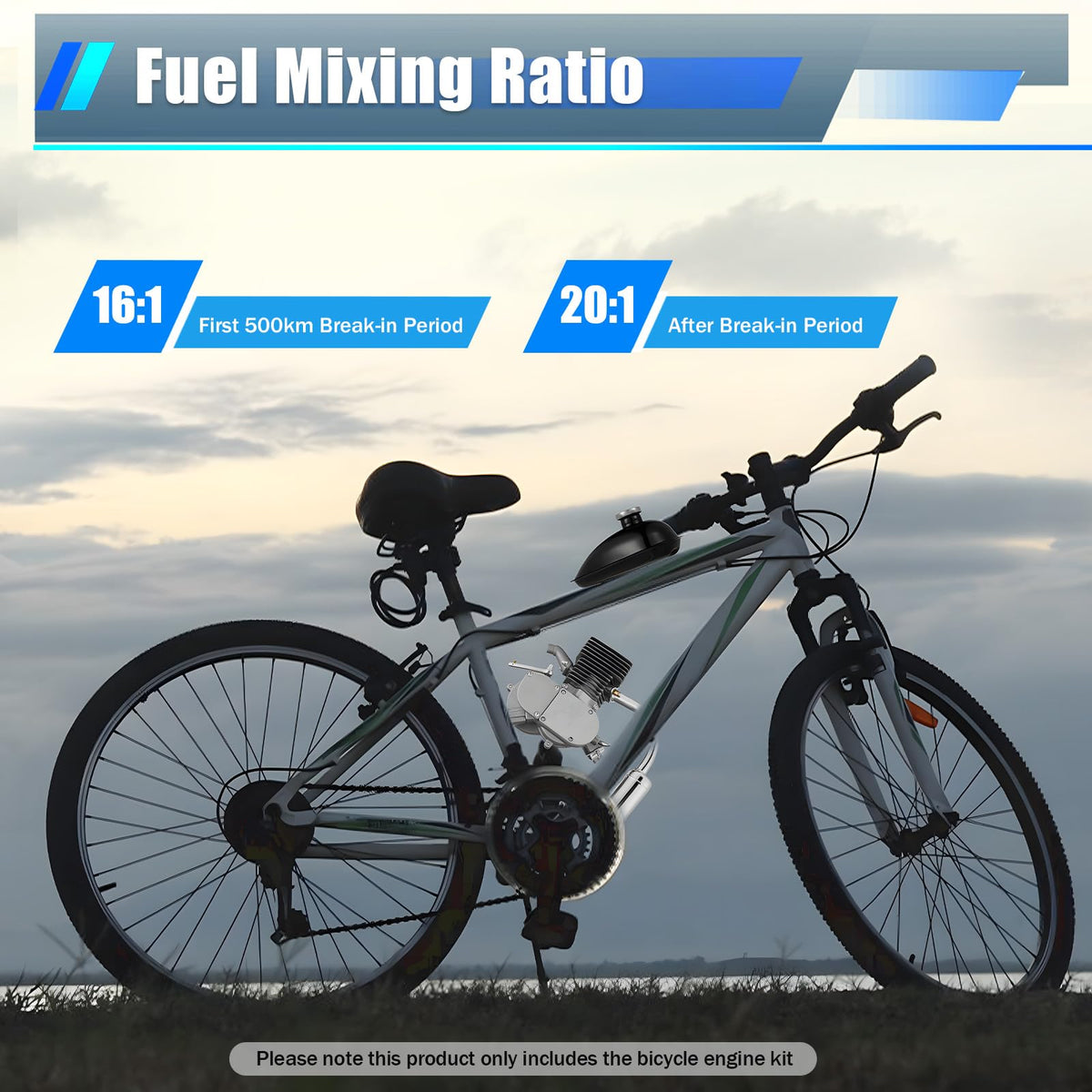 4-Stroke Air-Cooling Bicycle Engine Kit W60845