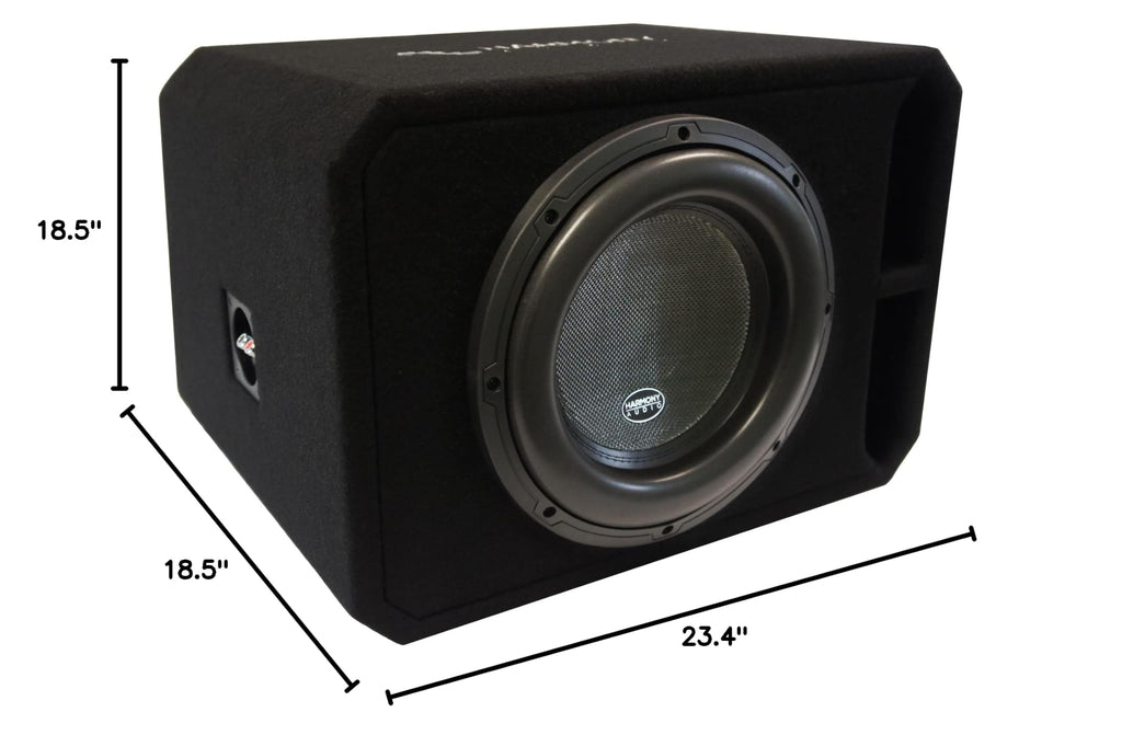 12" Dual 2 Ohm 1500 Watt Ported Subwoofer M4550