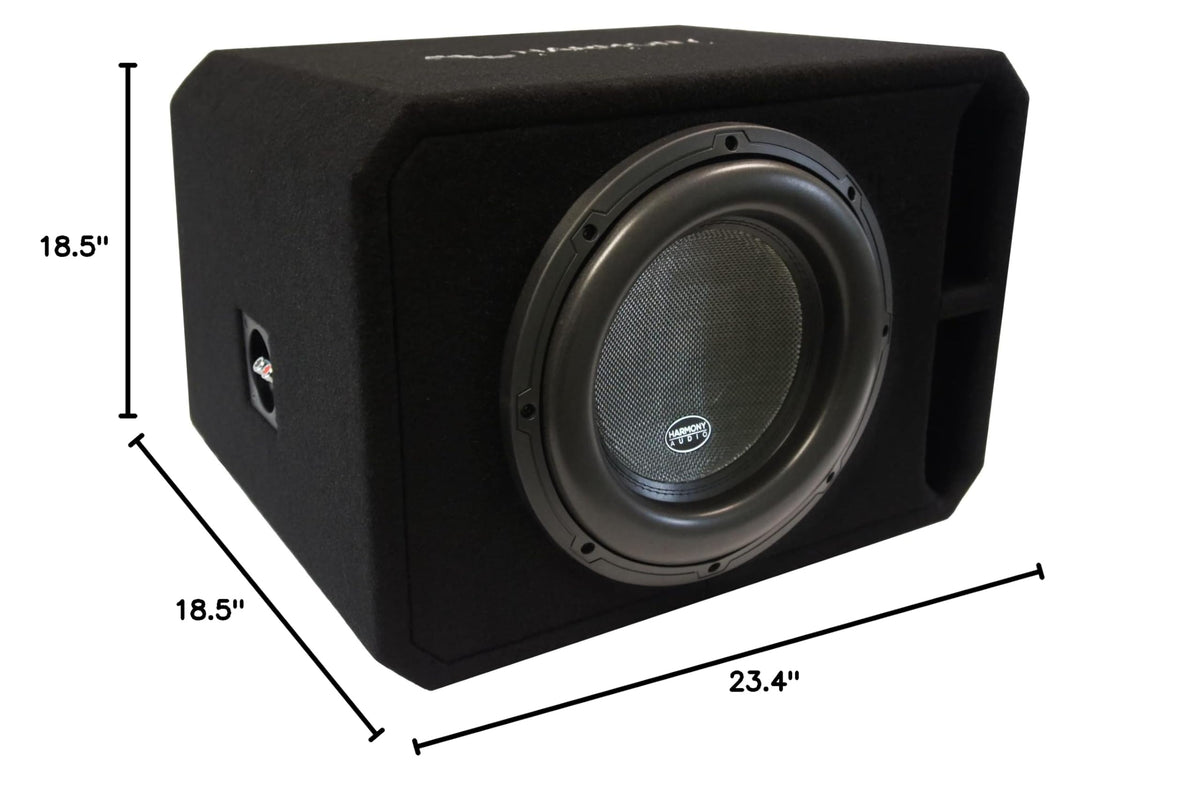 12" Dual 2 Ohm 1500 Watt Ported Subwoofer M4550