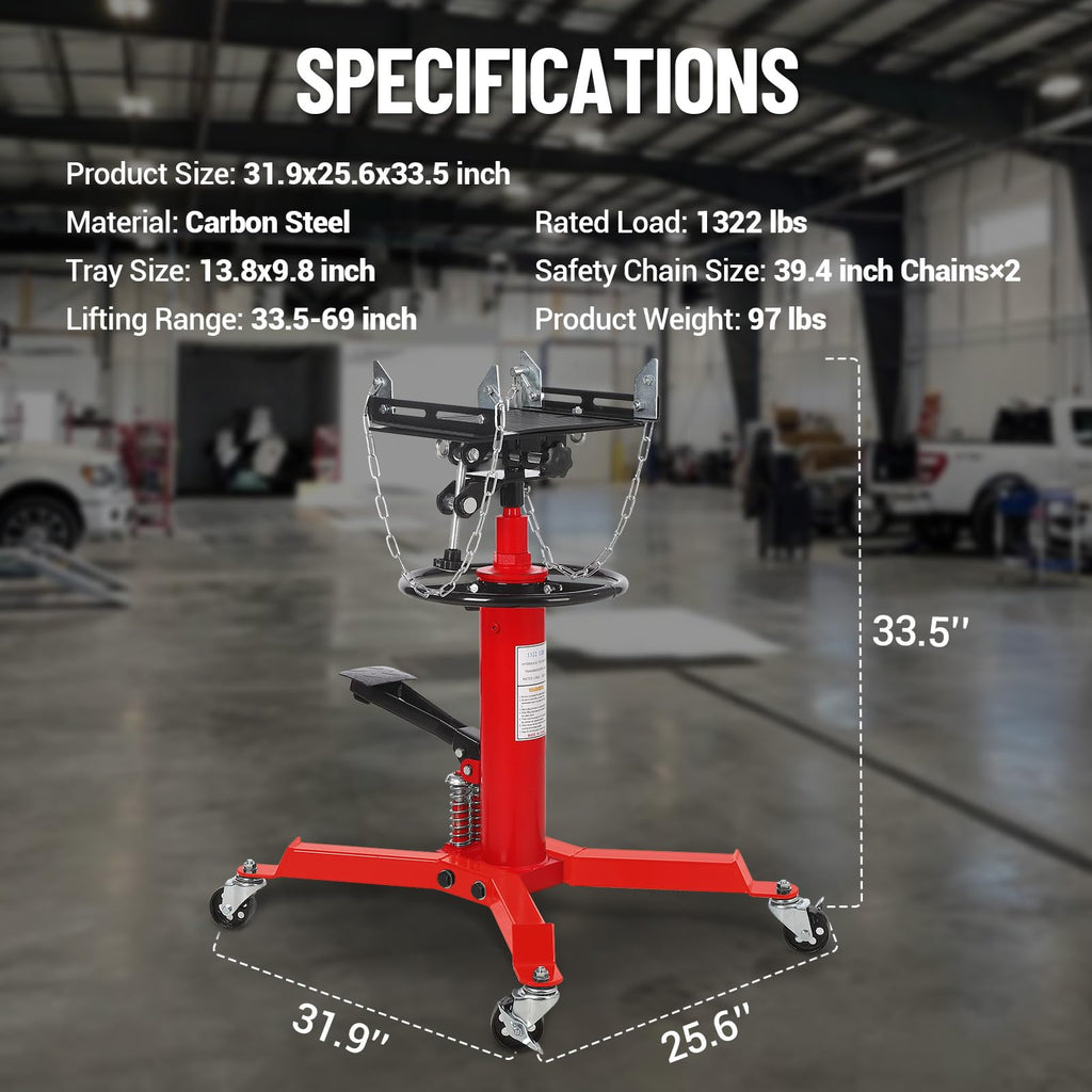 Transmission Jack 1322 lbs R750639