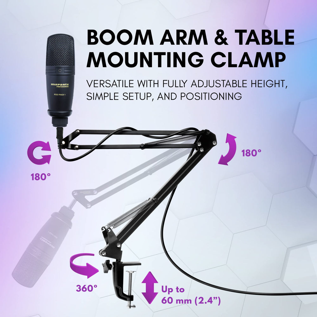 USB Microphone with Boom Arm N260