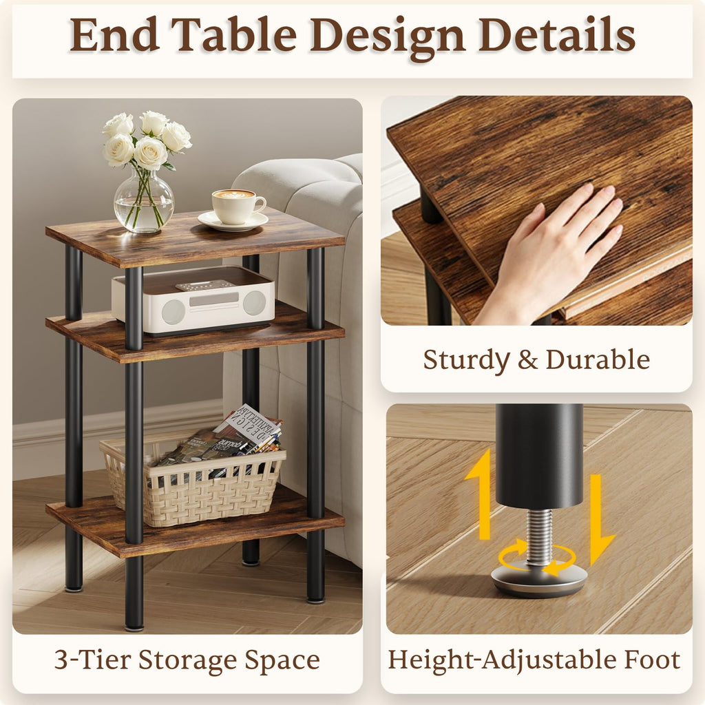 3-Tier Metal Side Table O4845