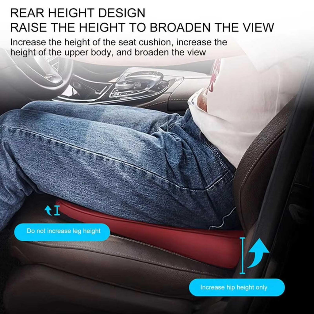 Wedge Shaped Memory Foam Car Seat Cushion E385175