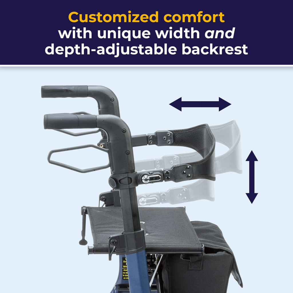 Blue 15.2 lb Rollator Z619983