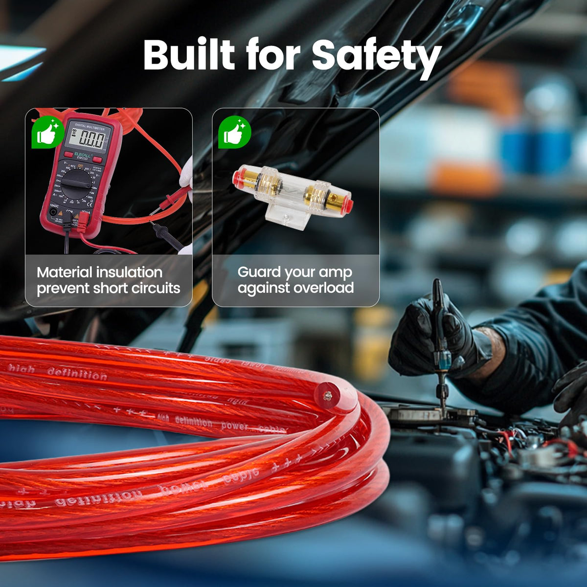 Car Amplifier Wiring Kit I380