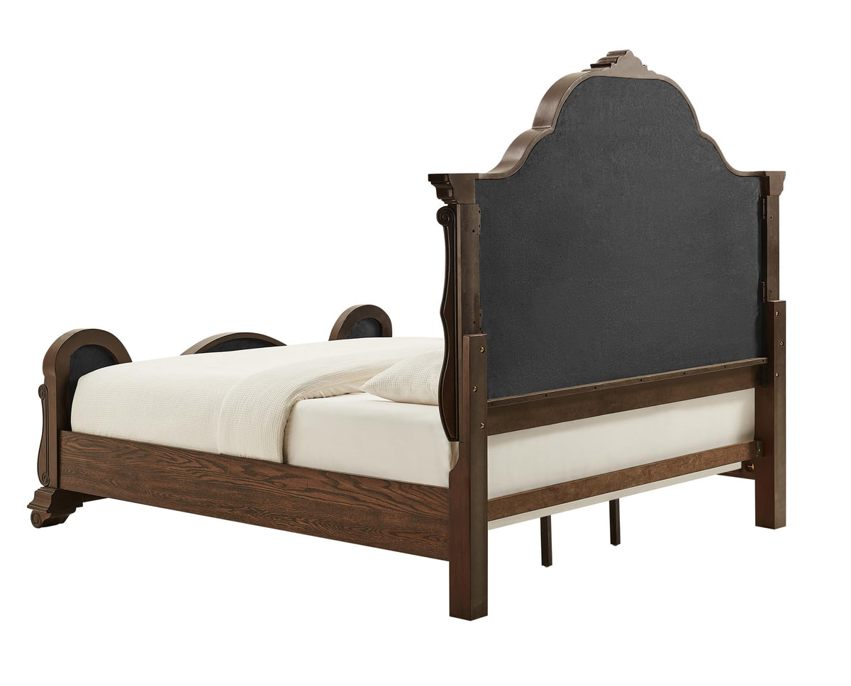 86" Eastern King Platform Wood Bed Frame J612884