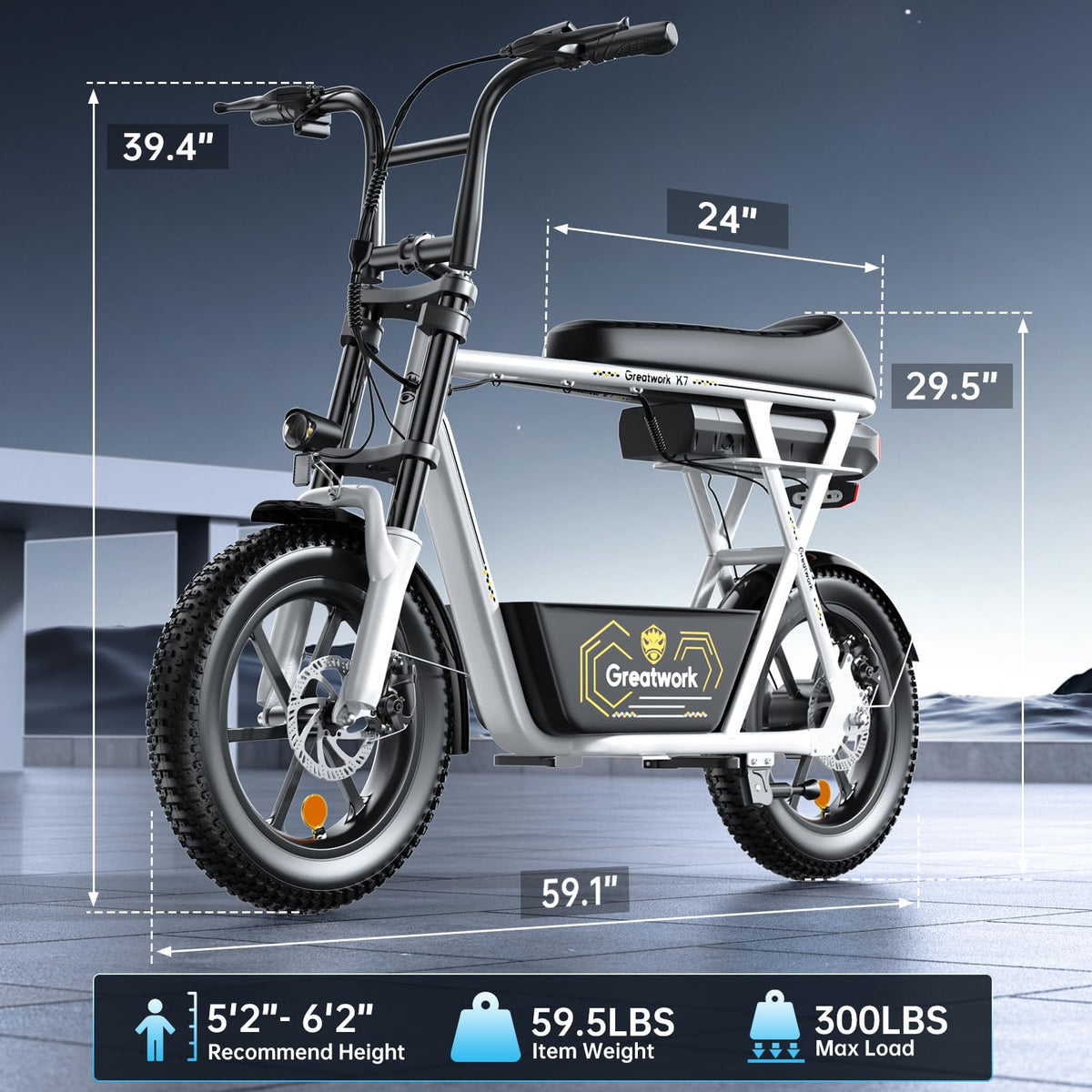 1500W Electric Scooter with Seat U229442
