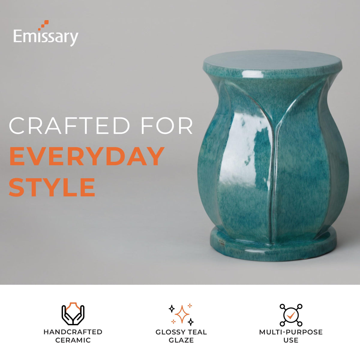 Teal Stool X3822