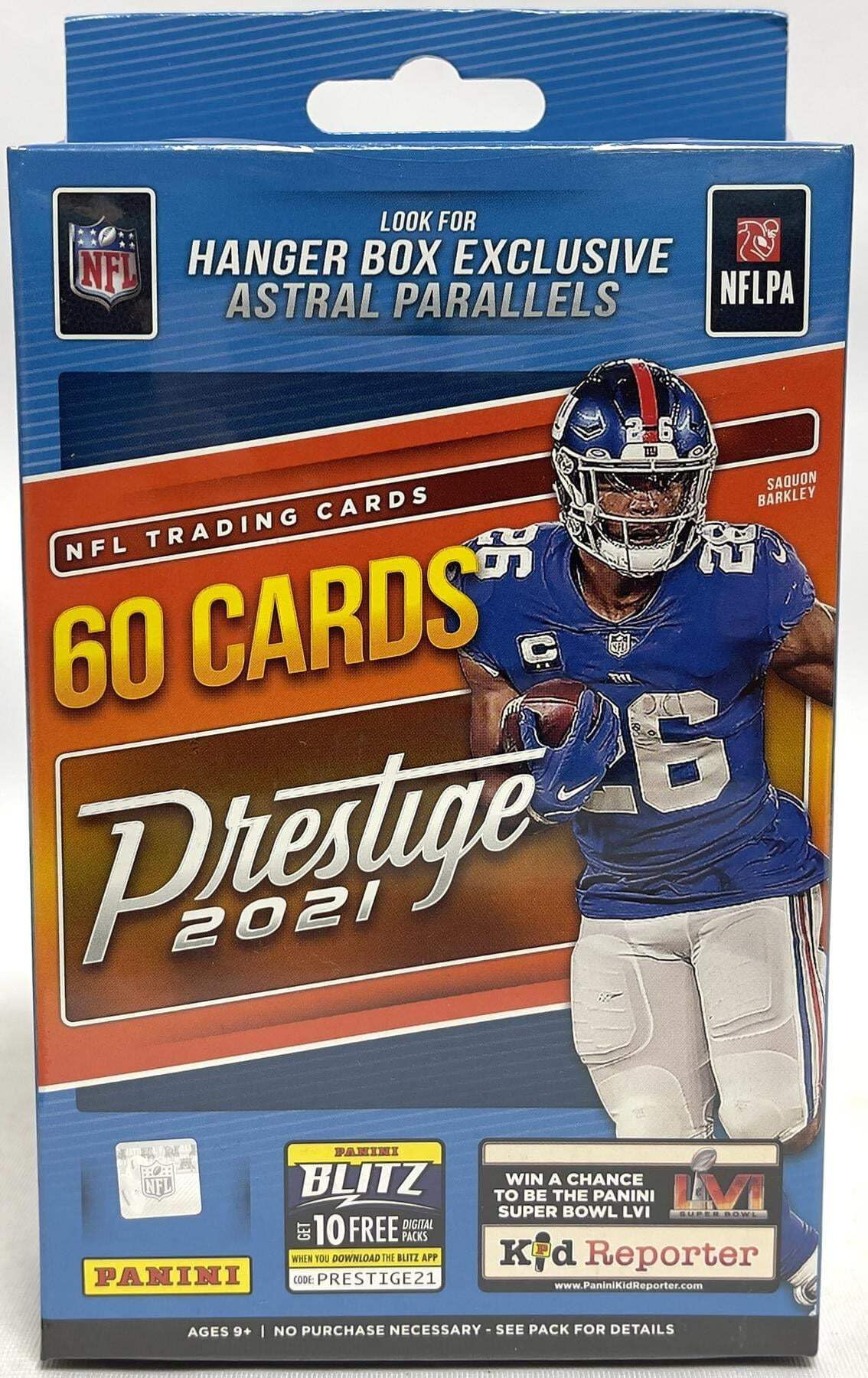 NFL Football Hanger Box 60 Cards T30119