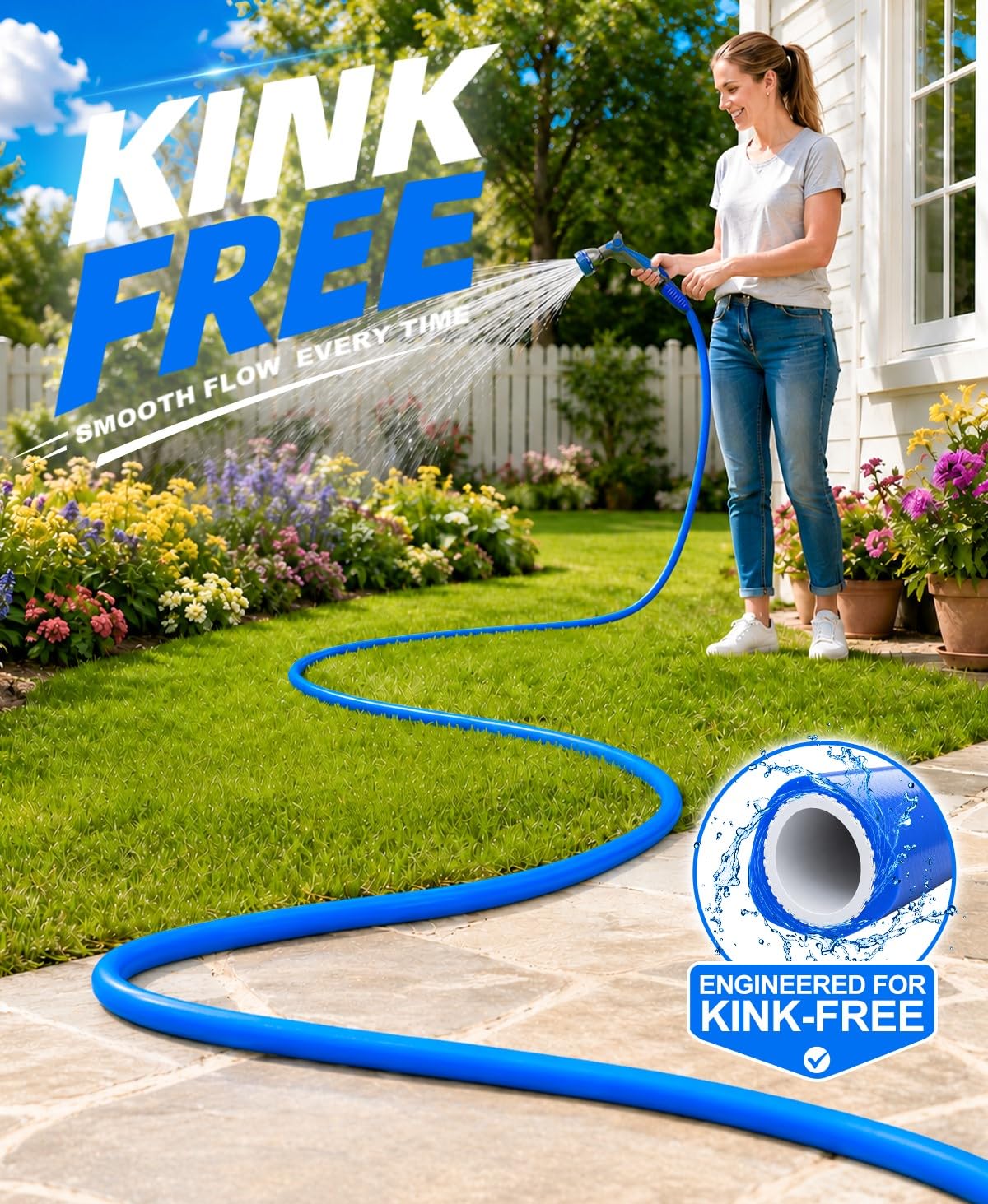Garden Water Hose 100 ft x 5/8" P7579