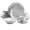 White 20-Piece Dinnerware Set O40824