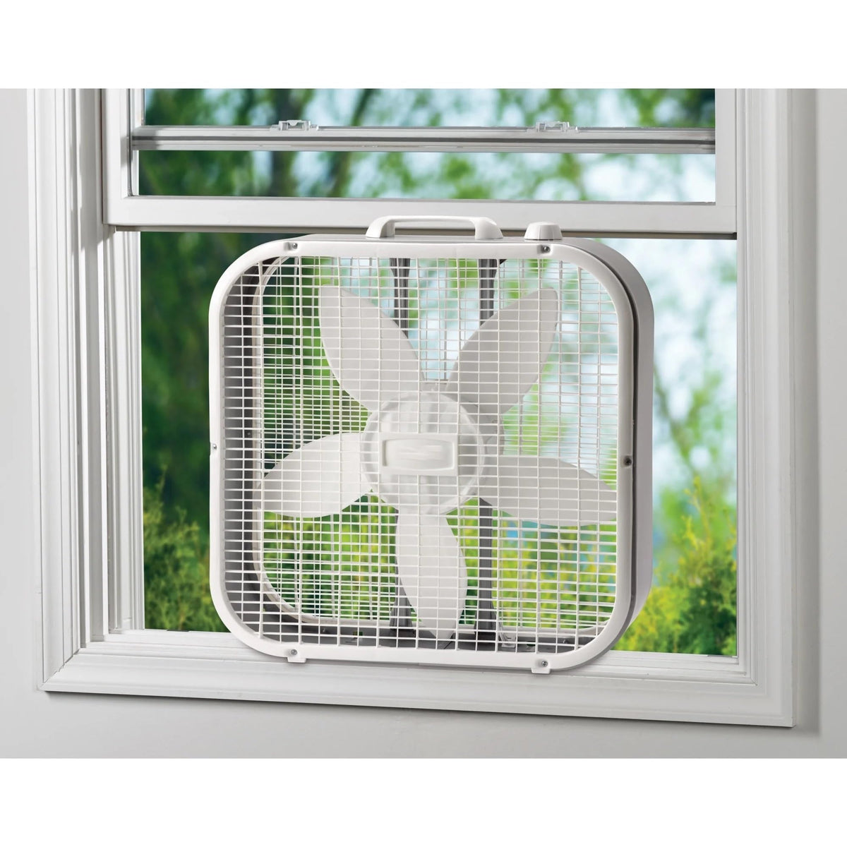 20" Classic Box Fan with 3 Speeds, White M763867