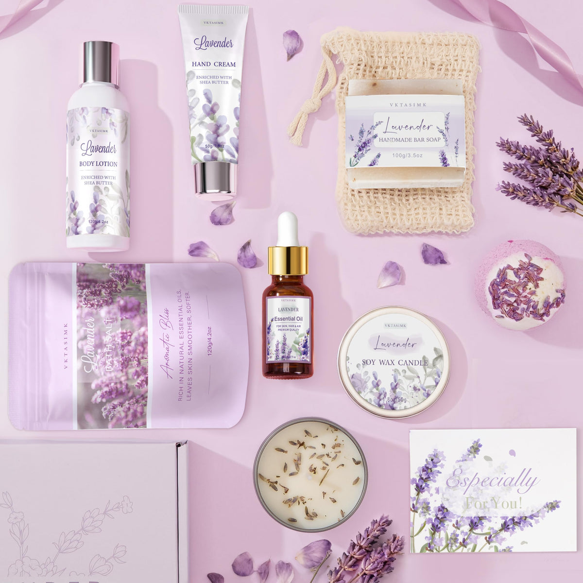 Lavender Relaxing Home Spa Set C97318