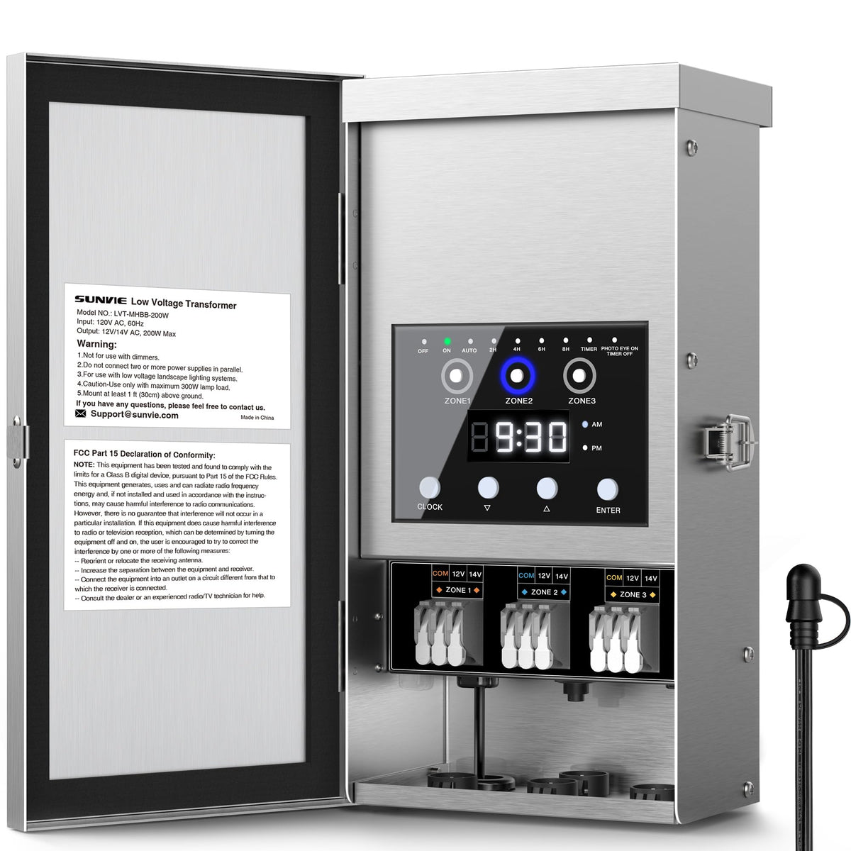 200W Low Voltage Transformer with 3 Zone X78035