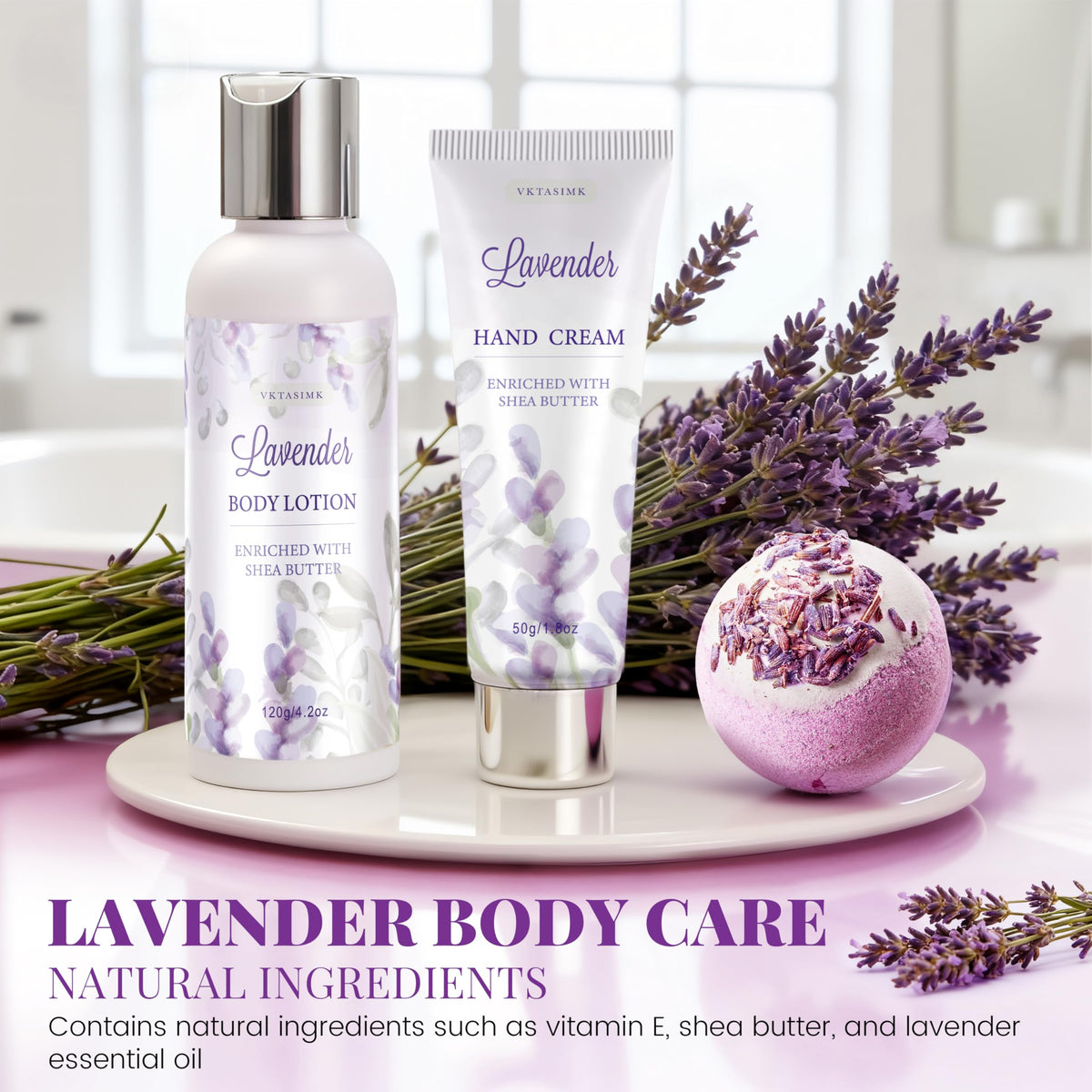 Lavender Relaxing Home Spa Set C97318
