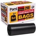 42 Gallon 3 Mil Black Trash Bags 20 Count V1130