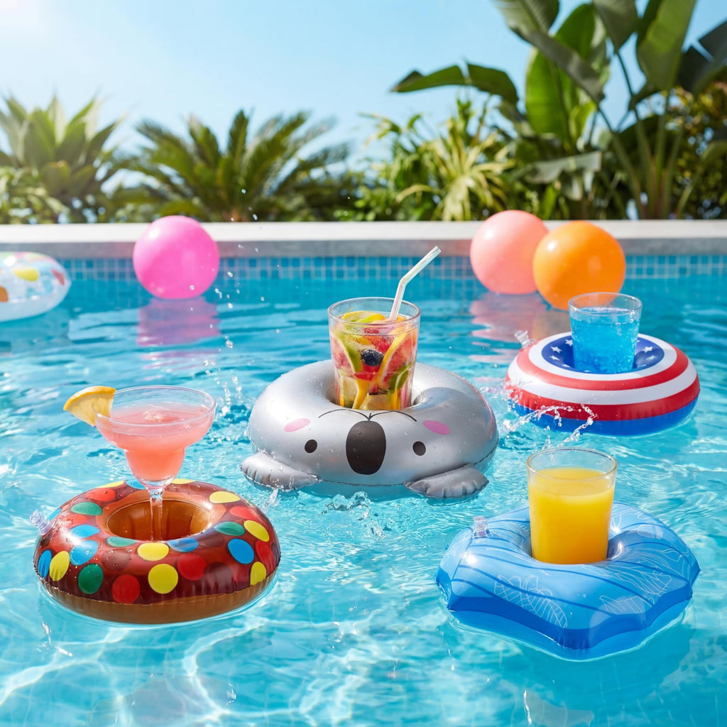 60 Pcs Inflatable Drink Holder B344