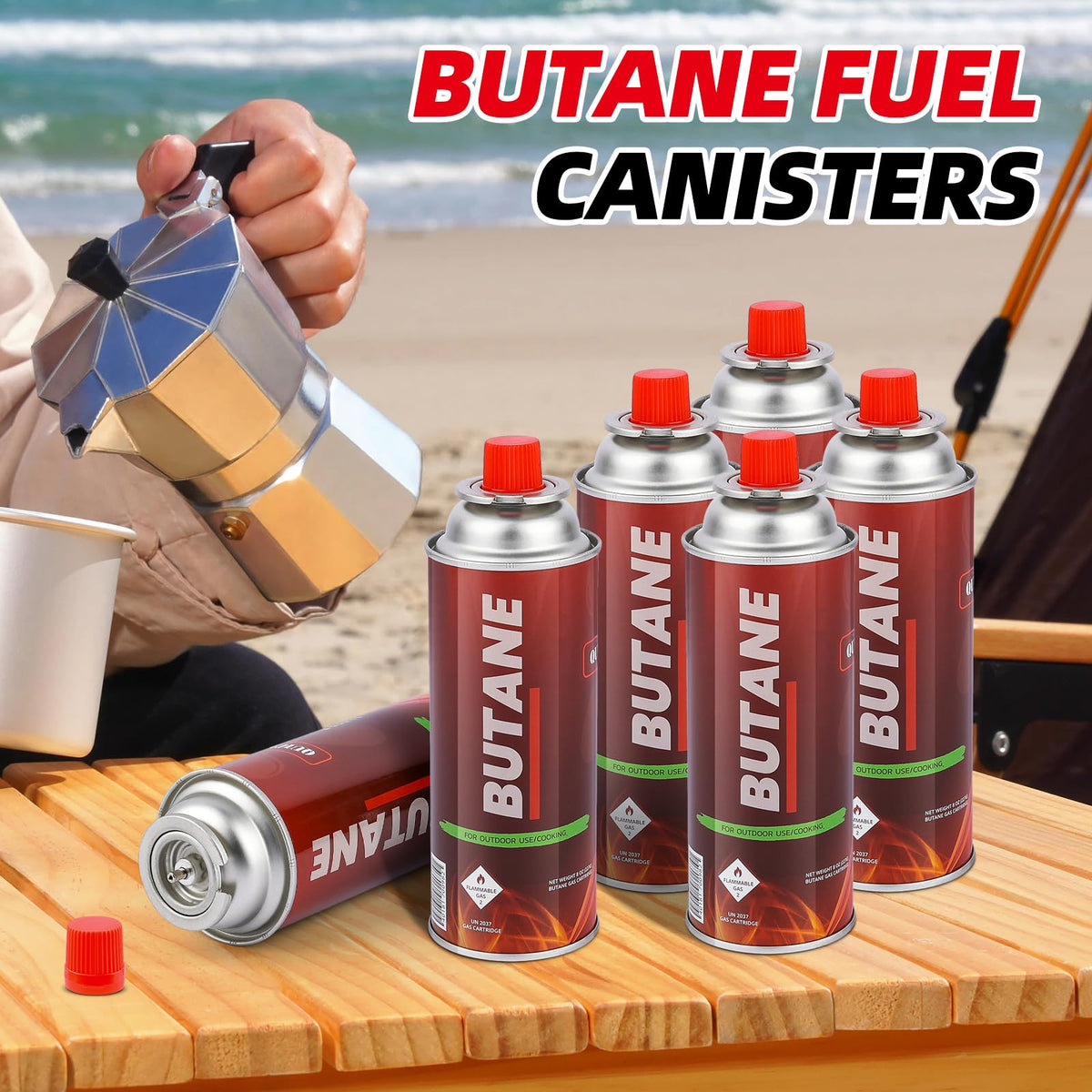 Butane Fuel Canister 12 x 8oz Z2551
