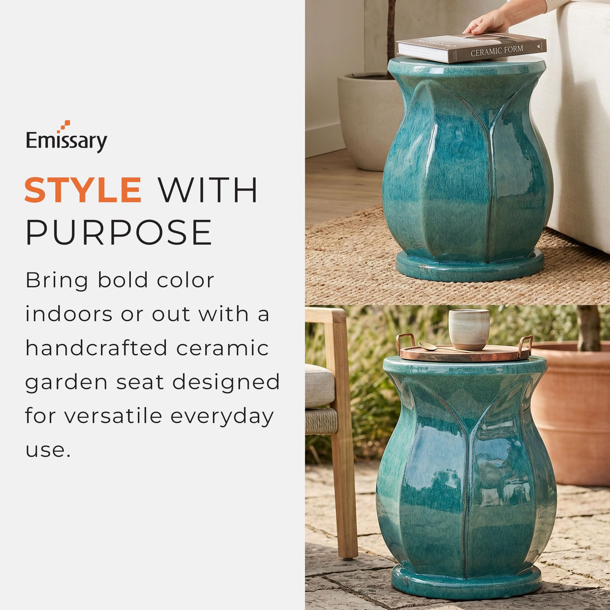 Teal Stool X3822