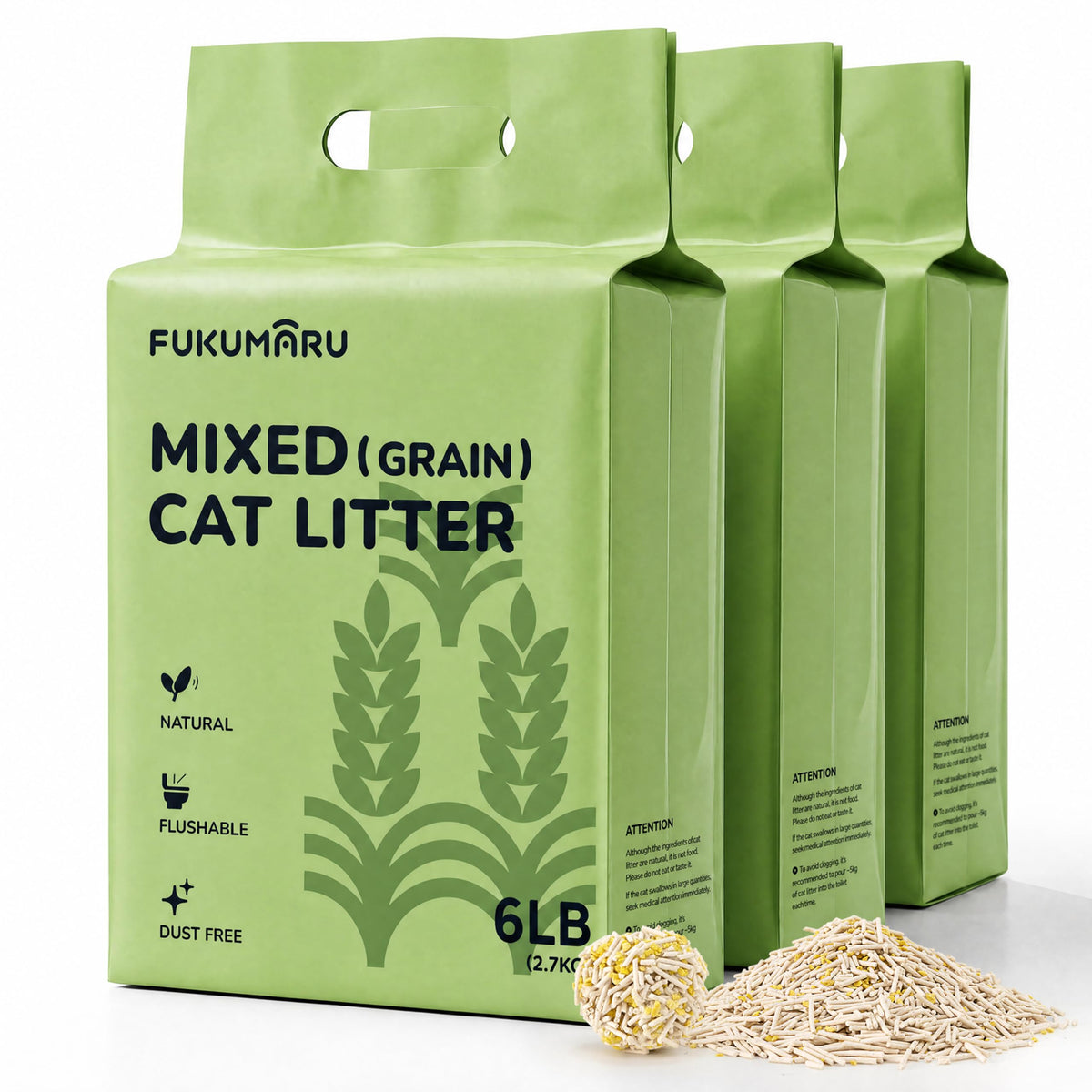 Clumping Tofu Cat Litter 18 lb G7314