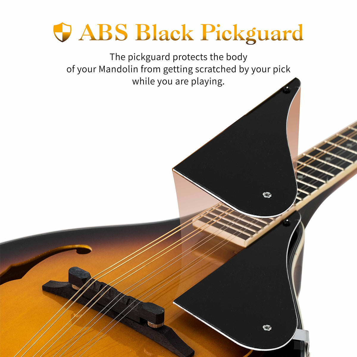 8 String Mahogany Wood Acoustic Mandolin Kit with Gig Bag P77339
