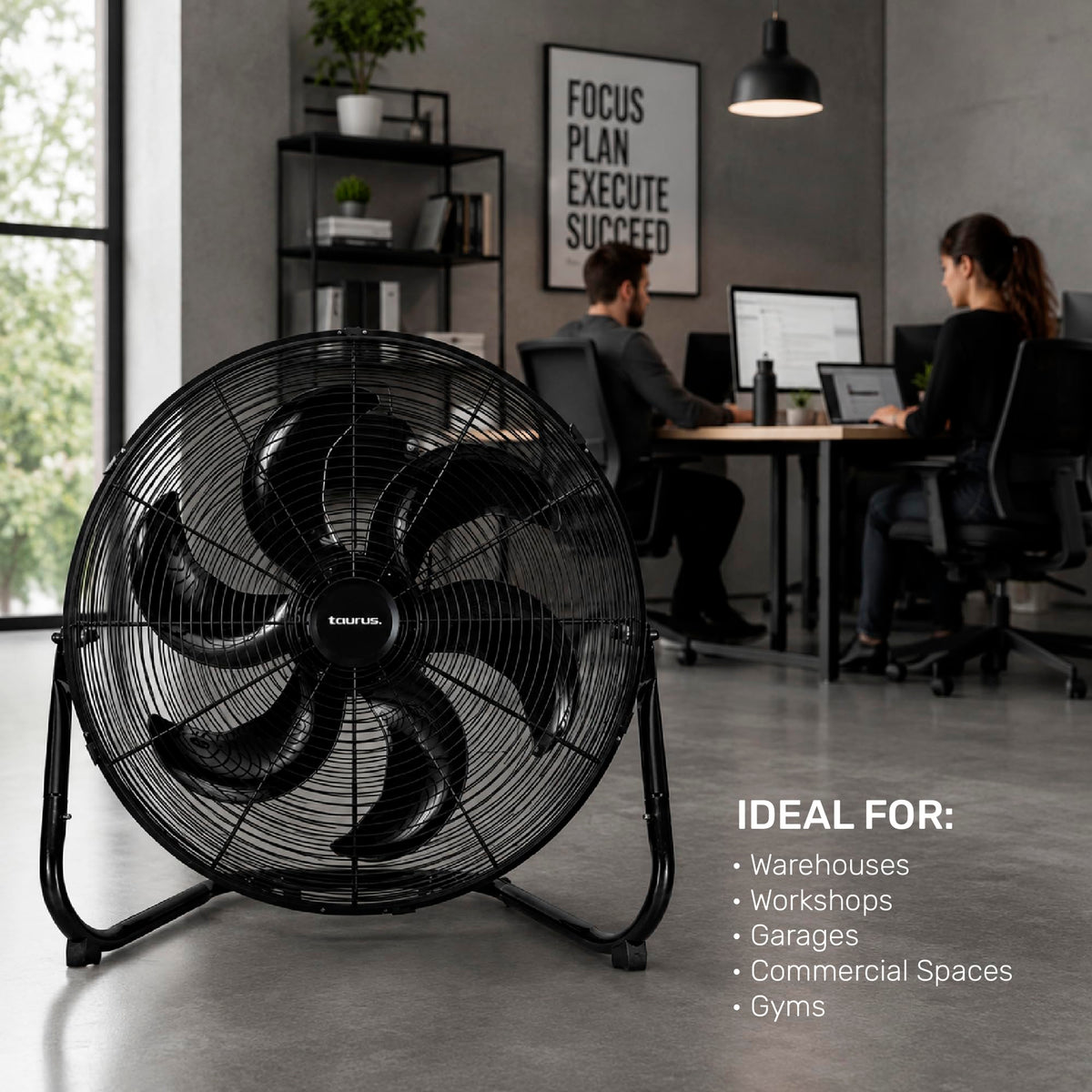 20” Industrial Floor Fan High Velocity Air Circulator C870568