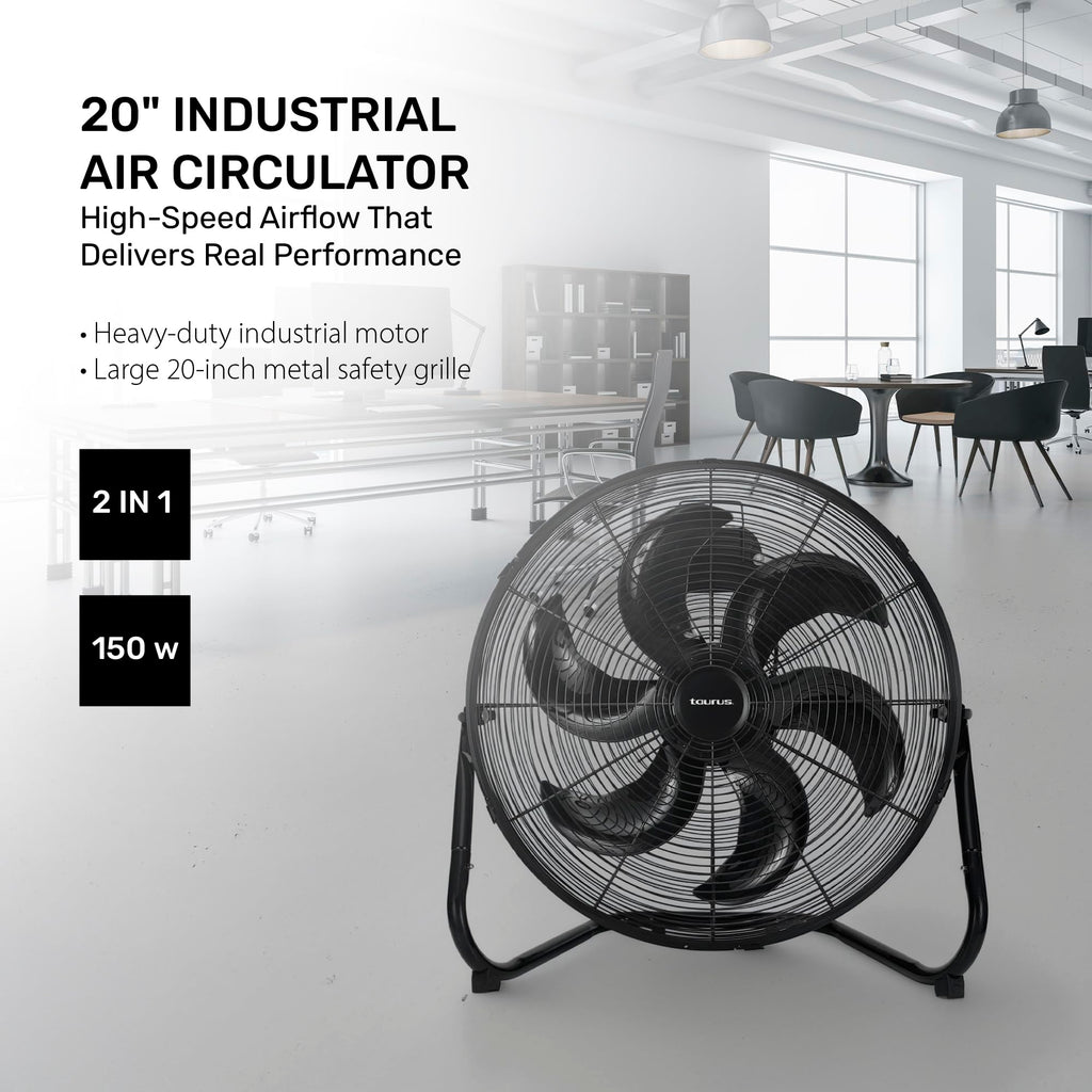 20” Industrial Floor Fan High Velocity Air Circulator C870568