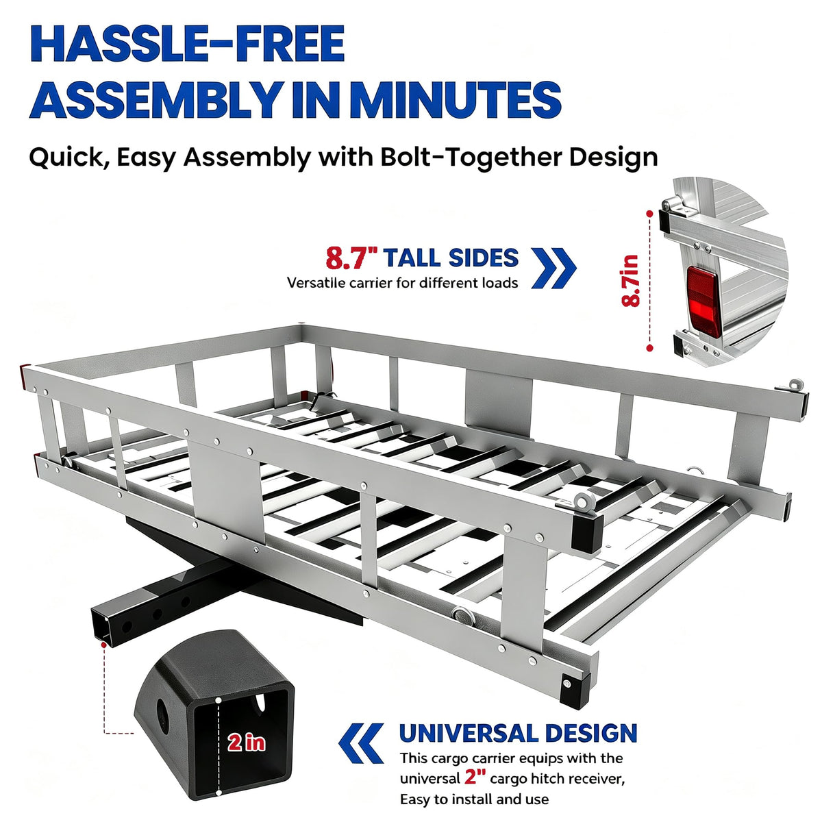 Wheelchair Scooter Carrier with Ramp, 500 lbs Capacity R254743