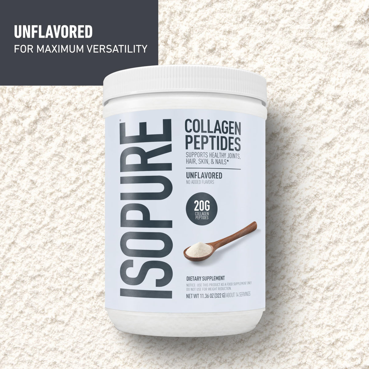 Unflavored Grass-Fed Collagen Peptides Powder D4653