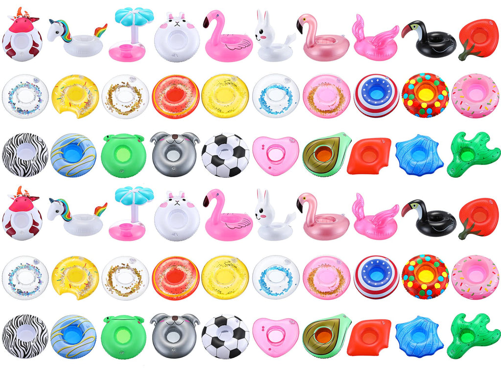 60 Pcs Inflatable Drink Holder B344