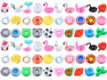 60 Pcs Inflatable Drink Holder B344