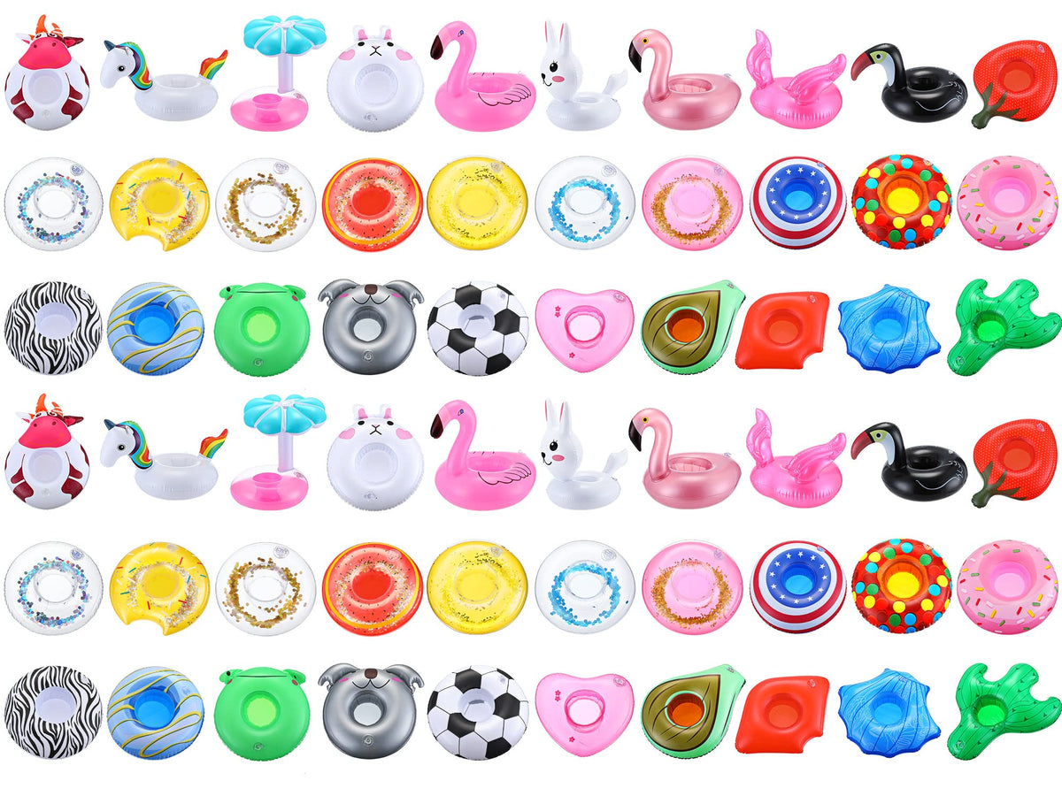 60 Pcs Inflatable Drink Holder B344