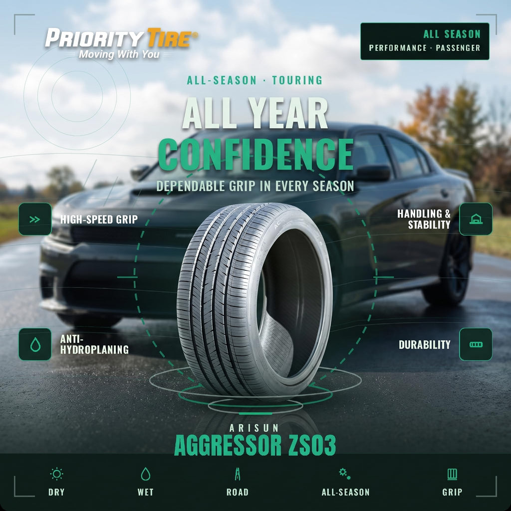 235/40ZR18 95W XL All Season Passenger Tire Z621473