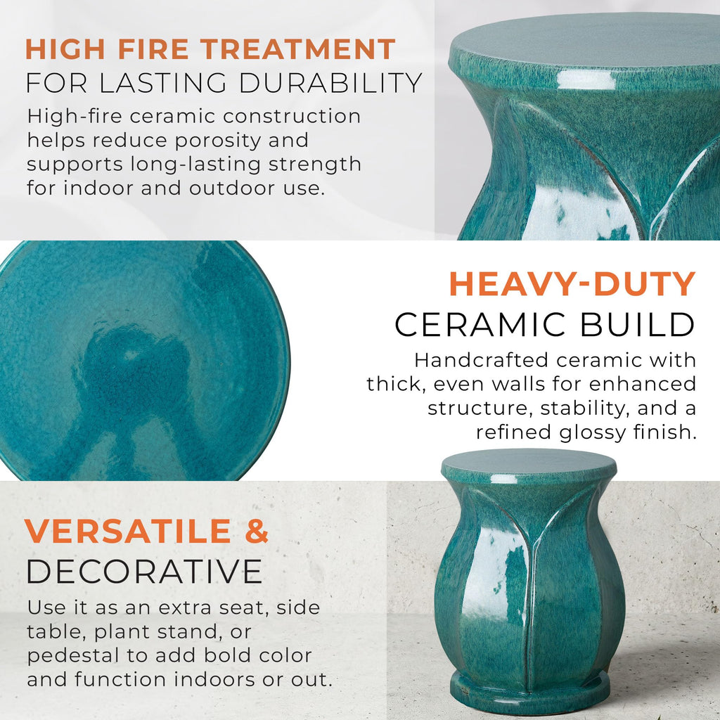 Teal Stool X3822