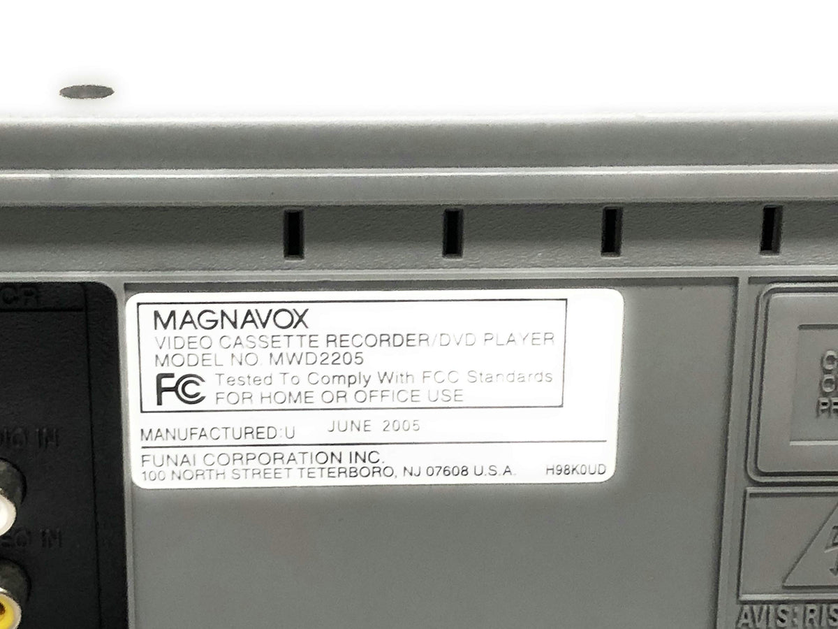DVD/VCR Combination Player N2682